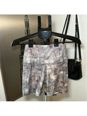 Evolution and Creation EVCR Tie Dye High Waist Biker Shorts Size Small